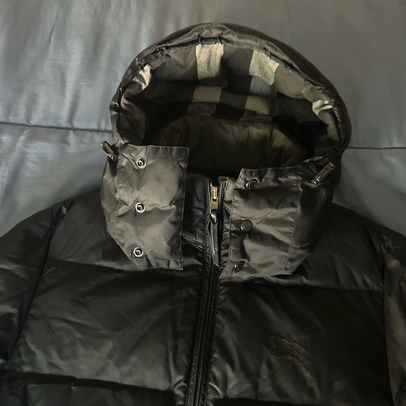 Burberry detachable hooded only men’s puffer jacket sz large euc - Picture 9 of 9